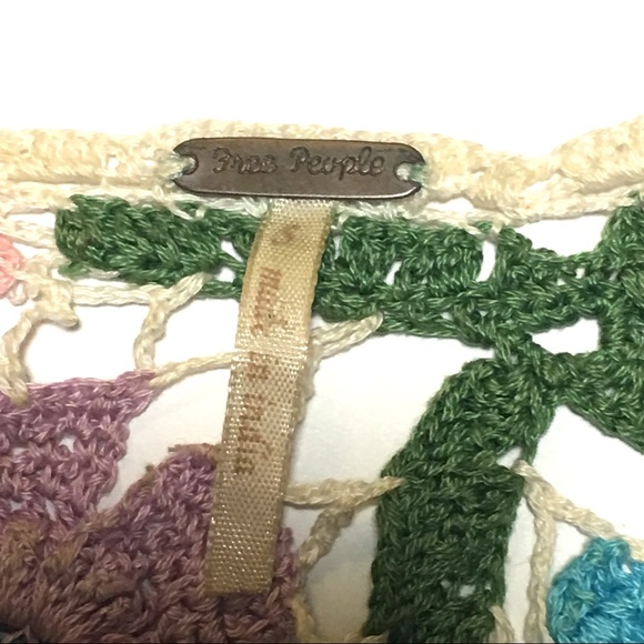 Free People Crochet Cotton Festival Shrug. Small. - Picture 4 of 8